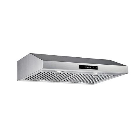 vissani convertable black stainless steel under cabinet range hood|30 inch inner cabinet fan.